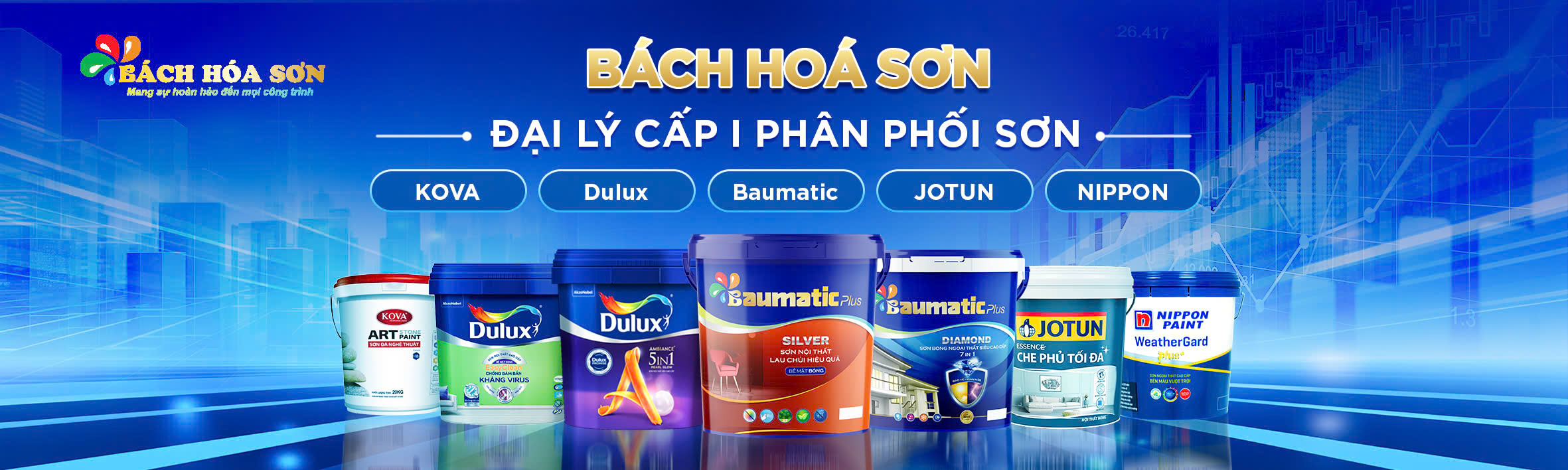 ĐẠI LÝ CẤP I PHÂN PHỐI SƠN